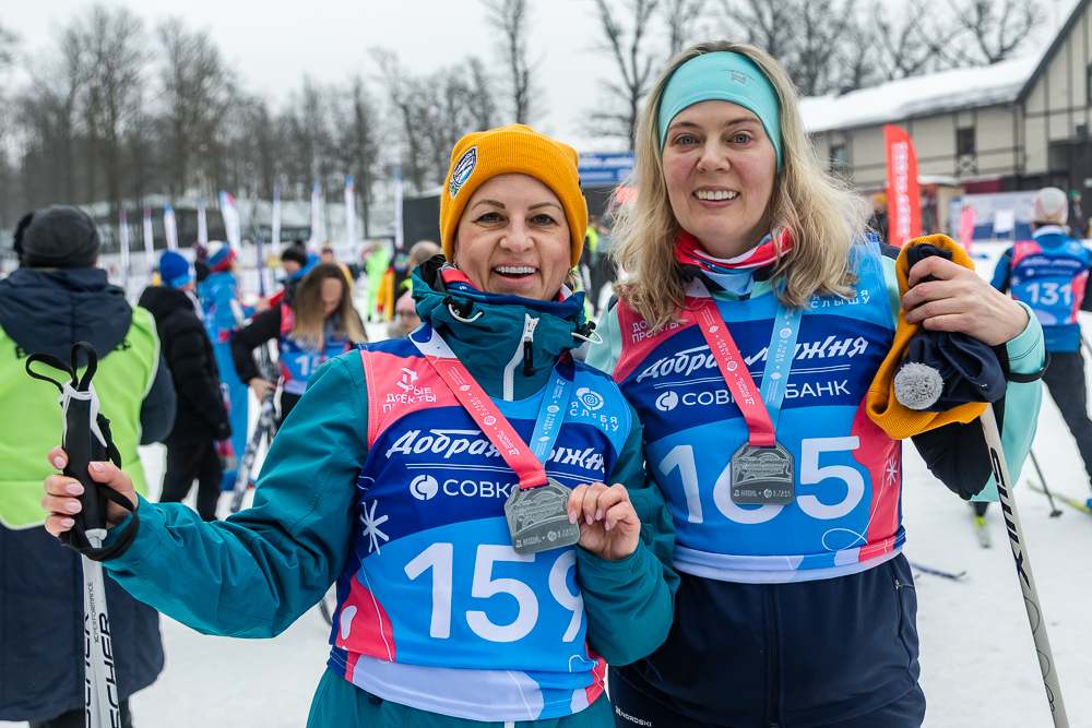 Благотворительная гонка «Добрая лыжня» в Одинцово