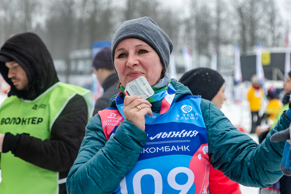 Благотворительная гонка «Добрая лыжня» в Одинцово