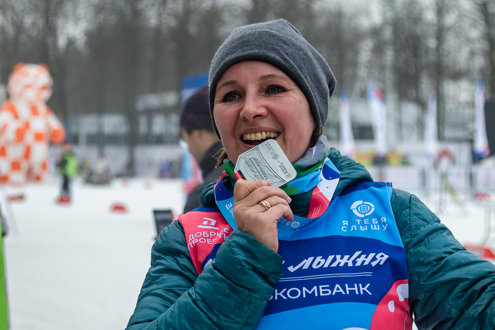 Благотворительная гонка «Добрая лыжня» в Одинцово