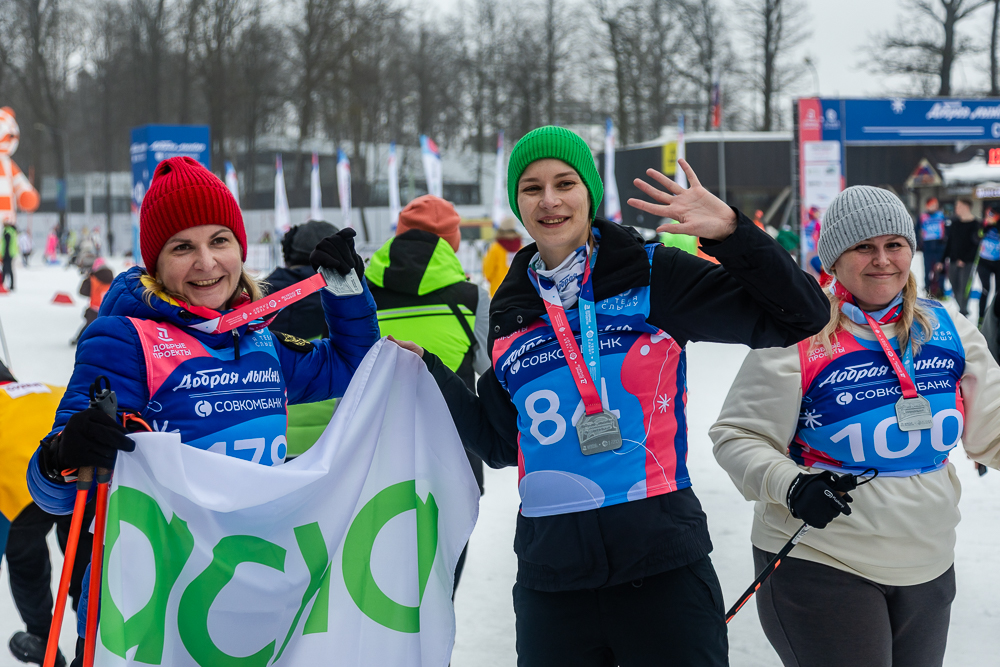 Благотворительная гонка «Добрая лыжня» в Одинцово