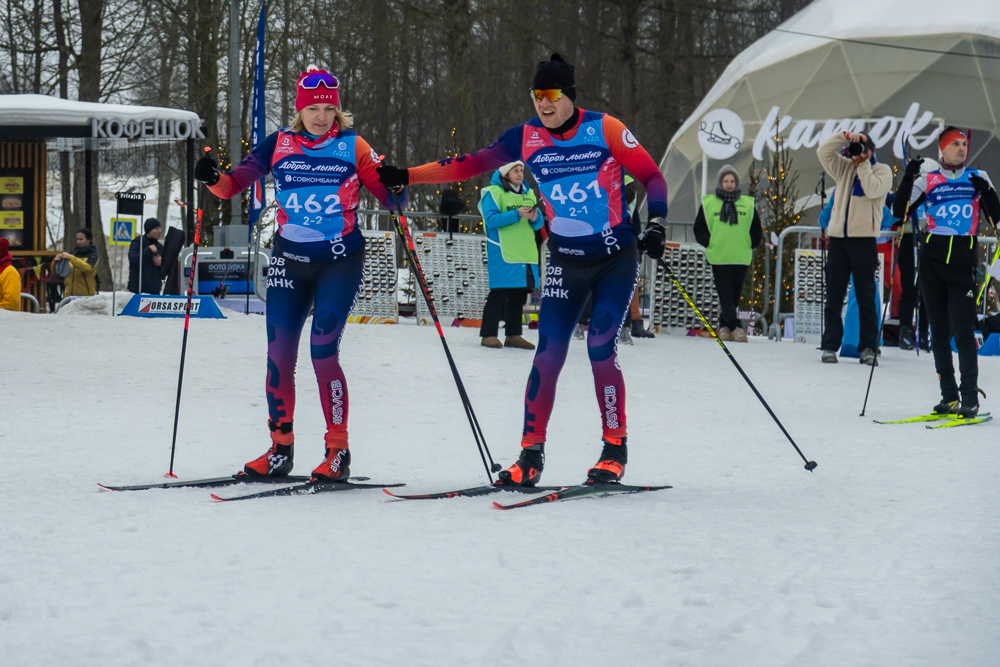 Благотворительная гонка «Добрая лыжня» в Одинцово