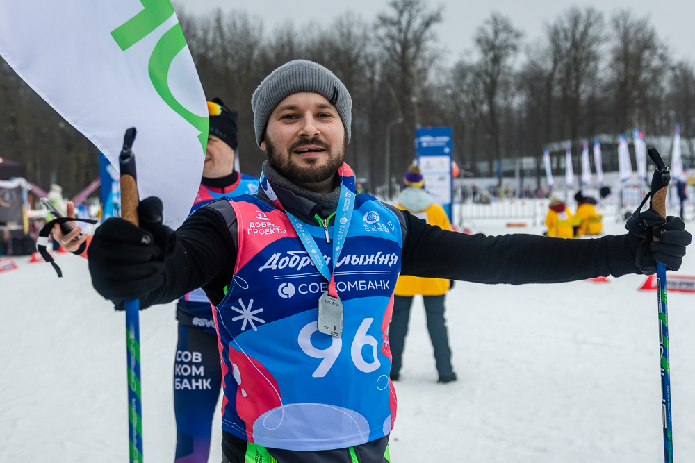 Благотворительная гонка «Добрая лыжня» в Одинцово