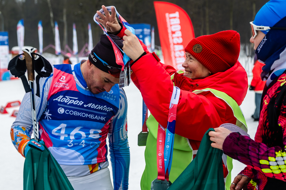 Благотворительная гонка «Добрая лыжня» в Одинцово