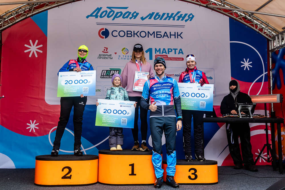 Благотворительная гонка «Добрая лыжня» в Одинцово