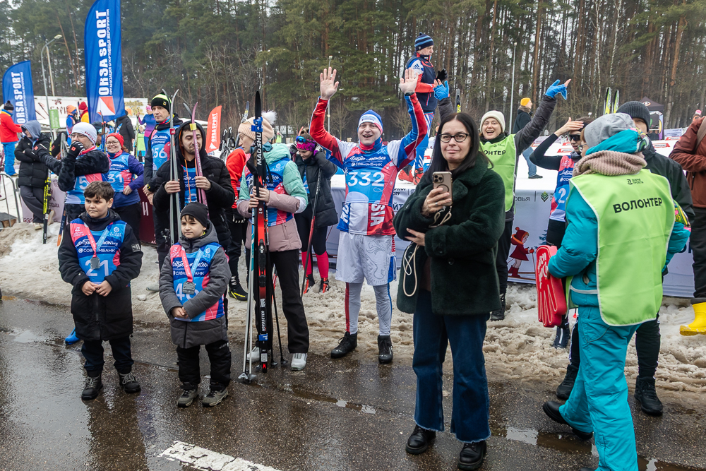 Благотворительная гонка «Добрая лыжня» в Одинцово