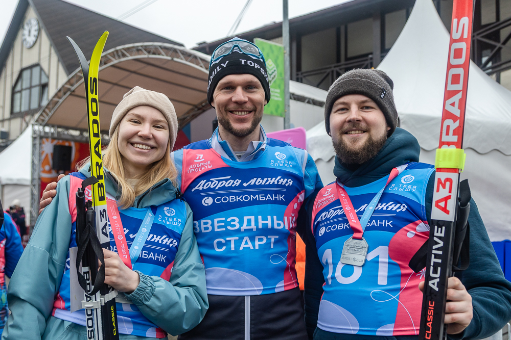 Благотворительная гонка «Добрая лыжня» в Одинцово