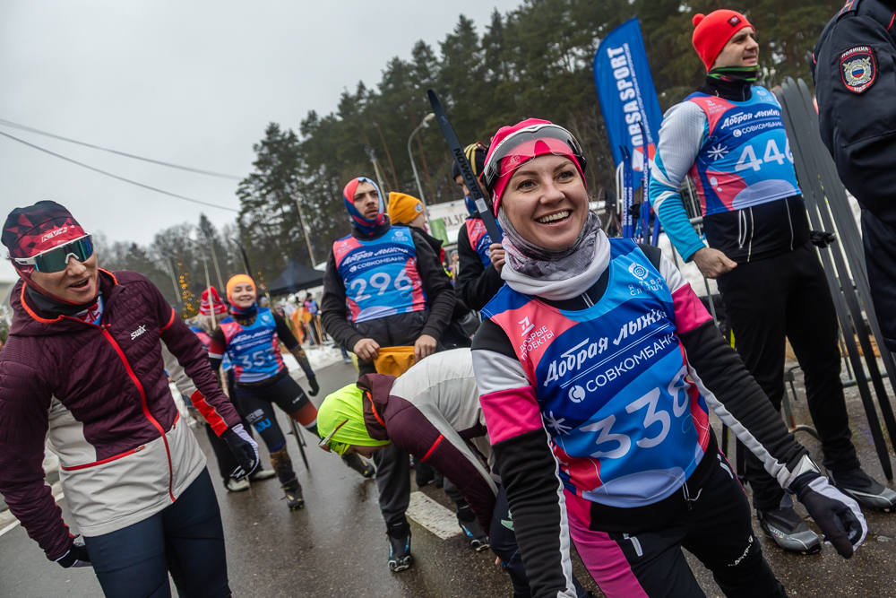 Благотворительная гонка «Добрая лыжня» в Одинцово