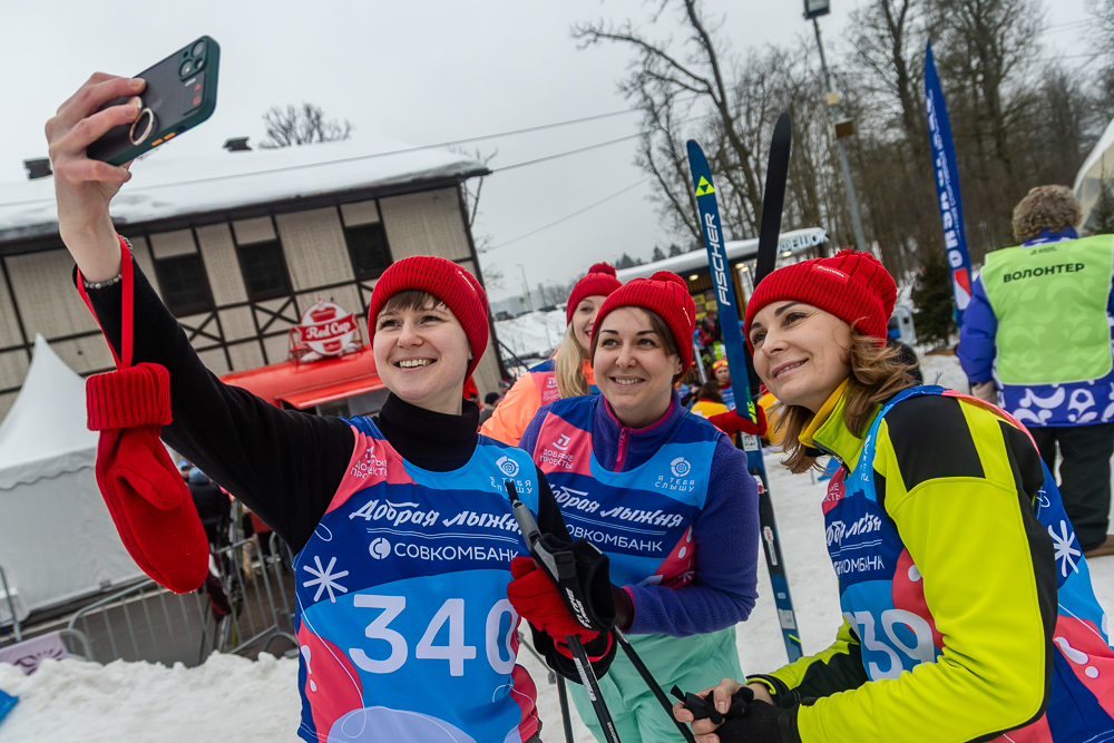 Благотворительная гонка «Добрая лыжня» в Одинцово