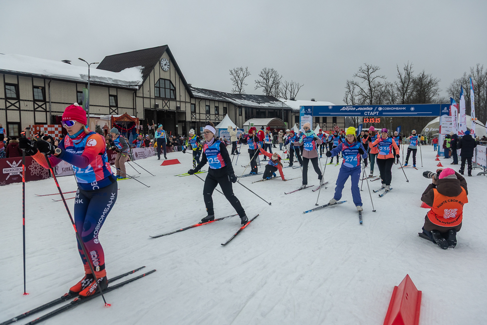 Благотворительная гонка «Добрая лыжня» в Одинцово