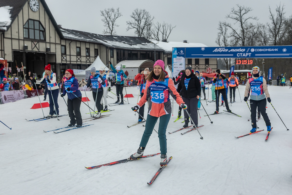 Благотворительная гонка «Добрая лыжня» в Одинцово