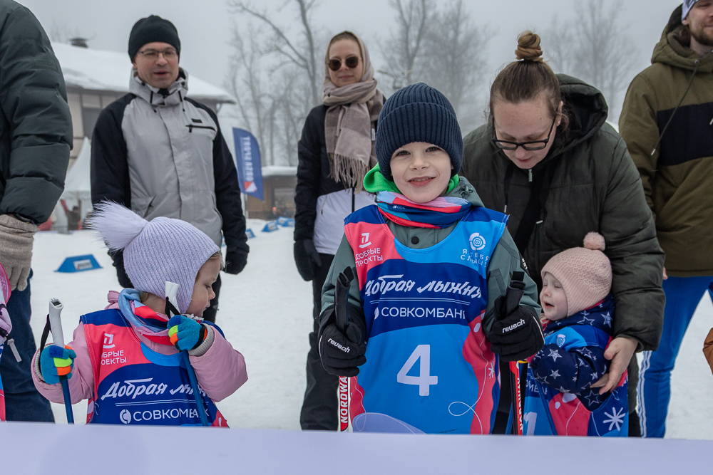 Благотворительная гонка «Добрая лыжня» в Одинцово