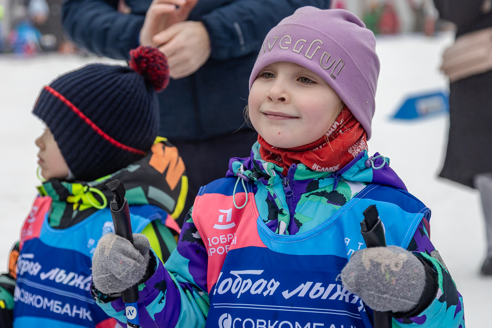 Благотворительная гонка «Добрая лыжня» в Одинцово