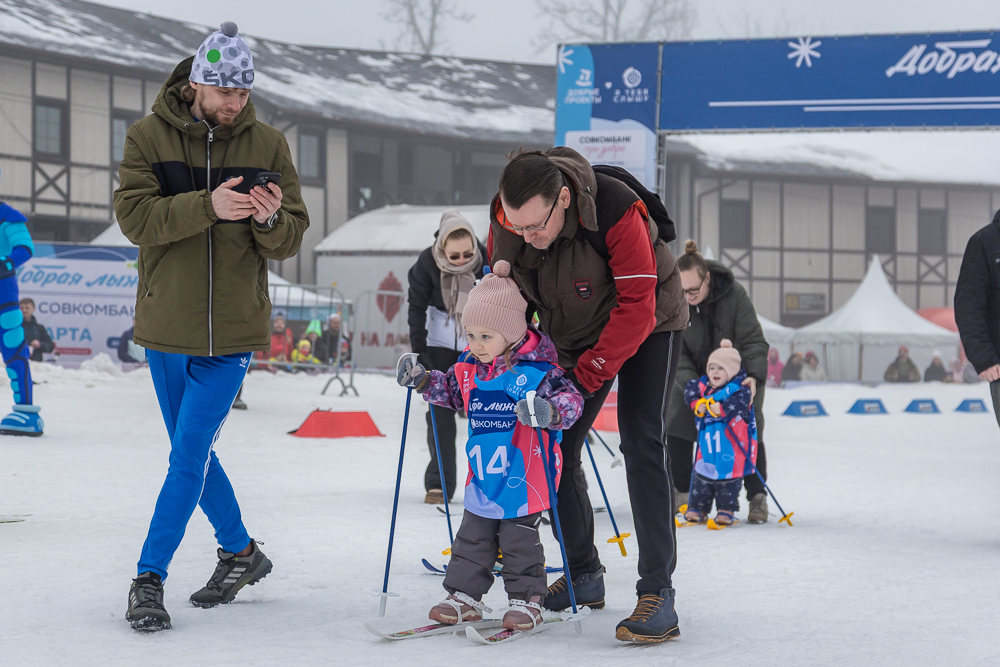 Благотворительная гонка «Добрая лыжня» в Одинцово