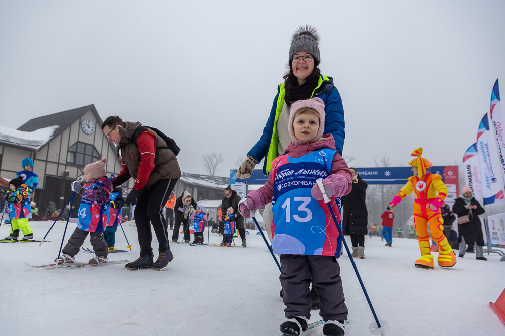 Благотворительная гонка «Добрая лыжня» в Одинцово