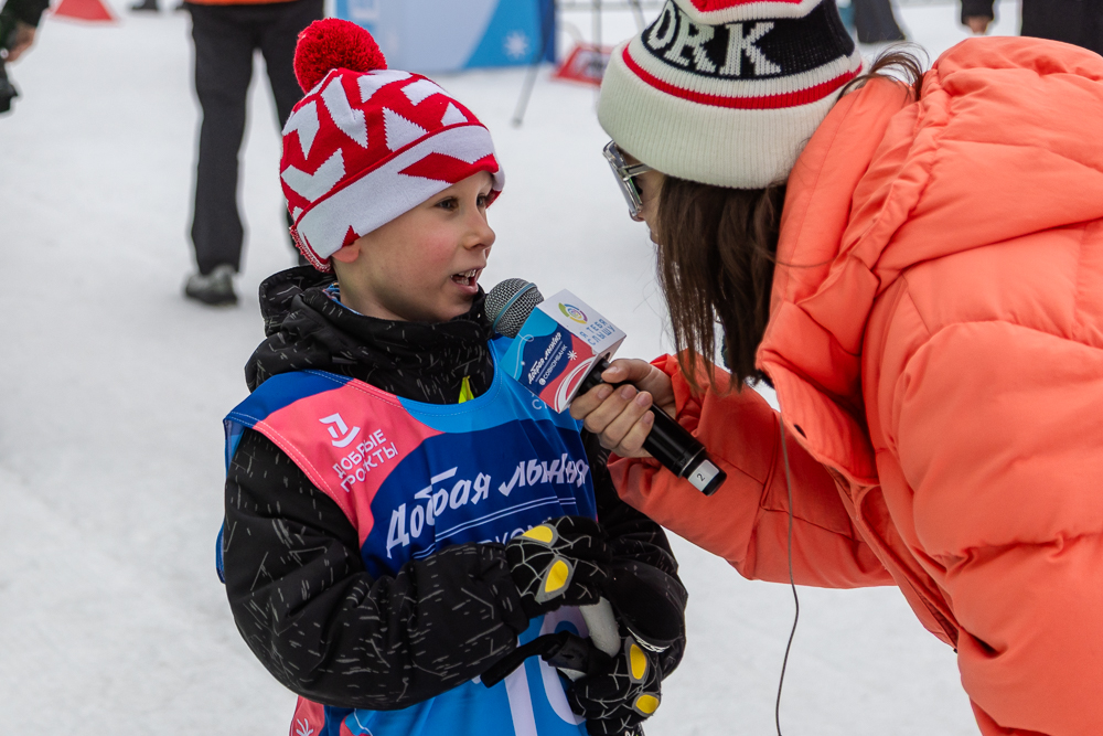 Благотворительная гонка «Добрая лыжня» в Одинцово