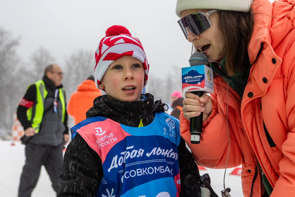 Благотворительная гонка «Добрая лыжня» в Одинцово