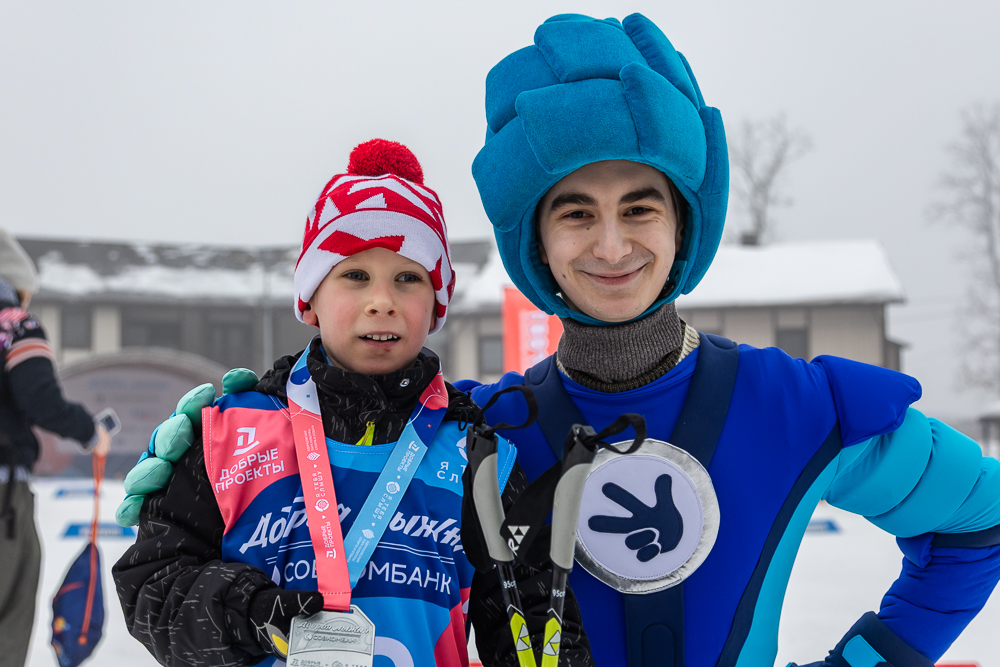 Благотворительная гонка «Добрая лыжня» в Одинцово