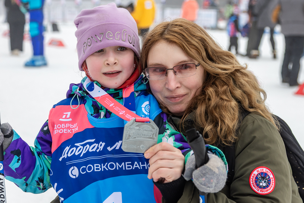Благотворительная гонка «Добрая лыжня» в Одинцово