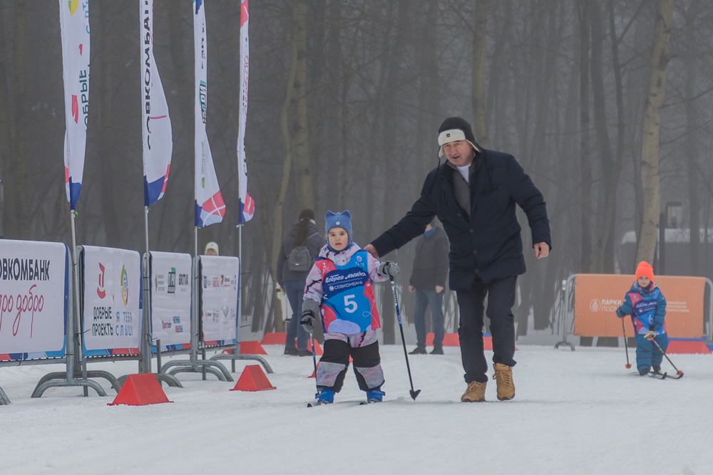 Благотворительная гонка «Добрая лыжня» в Одинцово