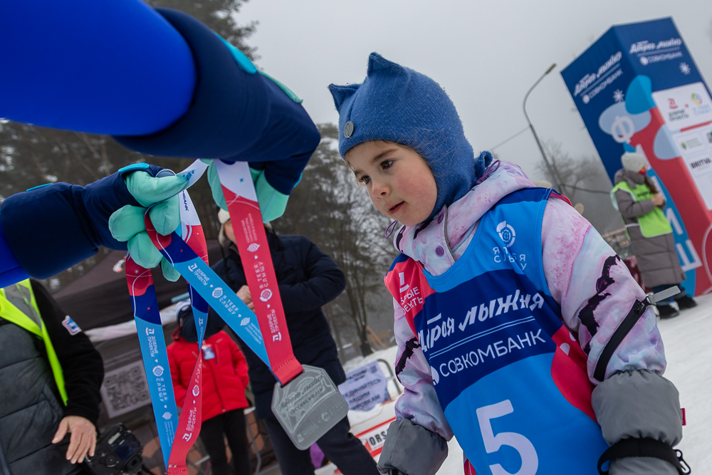 Благотворительная гонка «Добрая лыжня» в Одинцово