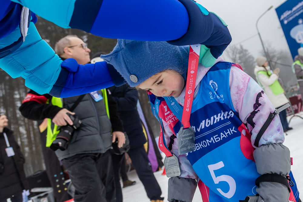 Благотворительная гонка «Добрая лыжня» в Одинцово