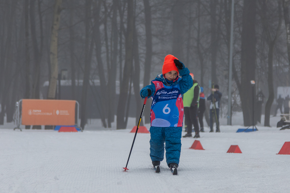 Благотворительная гонка «Добрая лыжня» в Одинцово