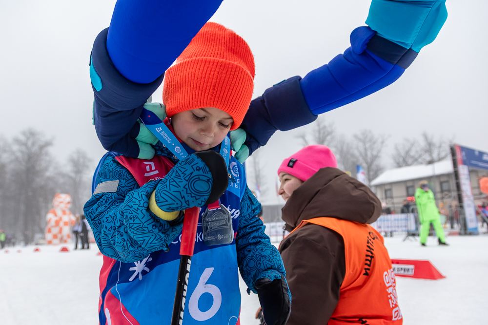 Благотворительная гонка «Добрая лыжня» в Одинцово