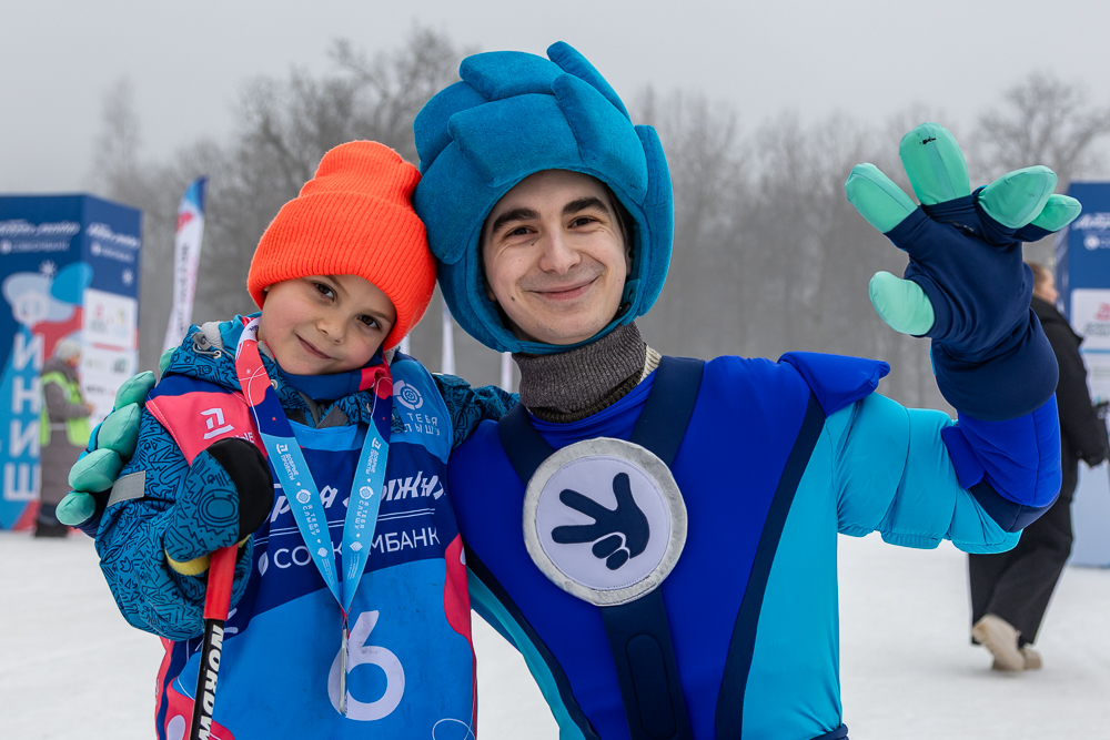 Благотворительная гонка «Добрая лыжня» в Одинцово