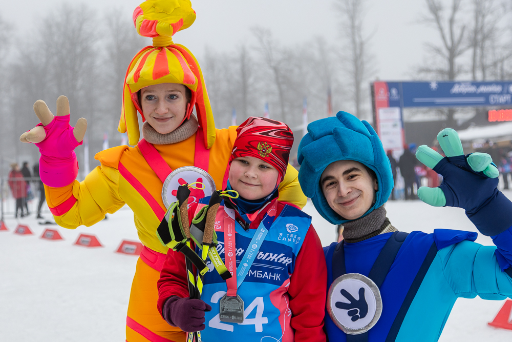 Благотворительная гонка «Добрая лыжня» в Одинцово