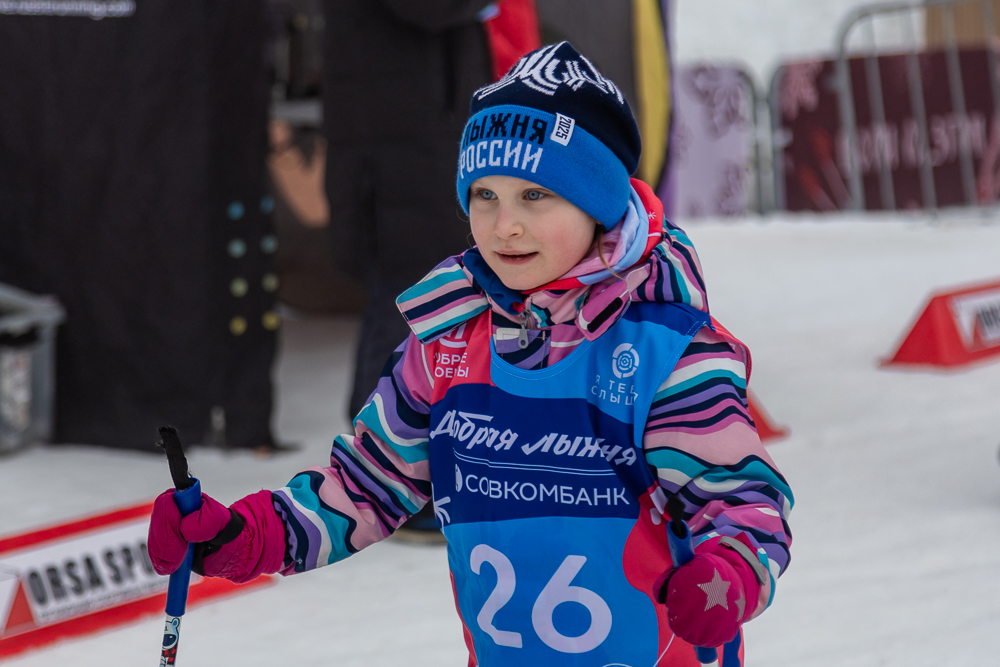 Благотворительная гонка «Добрая лыжня» в Одинцово