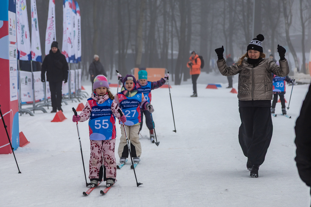 Благотворительная гонка «Добрая лыжня» в Одинцово