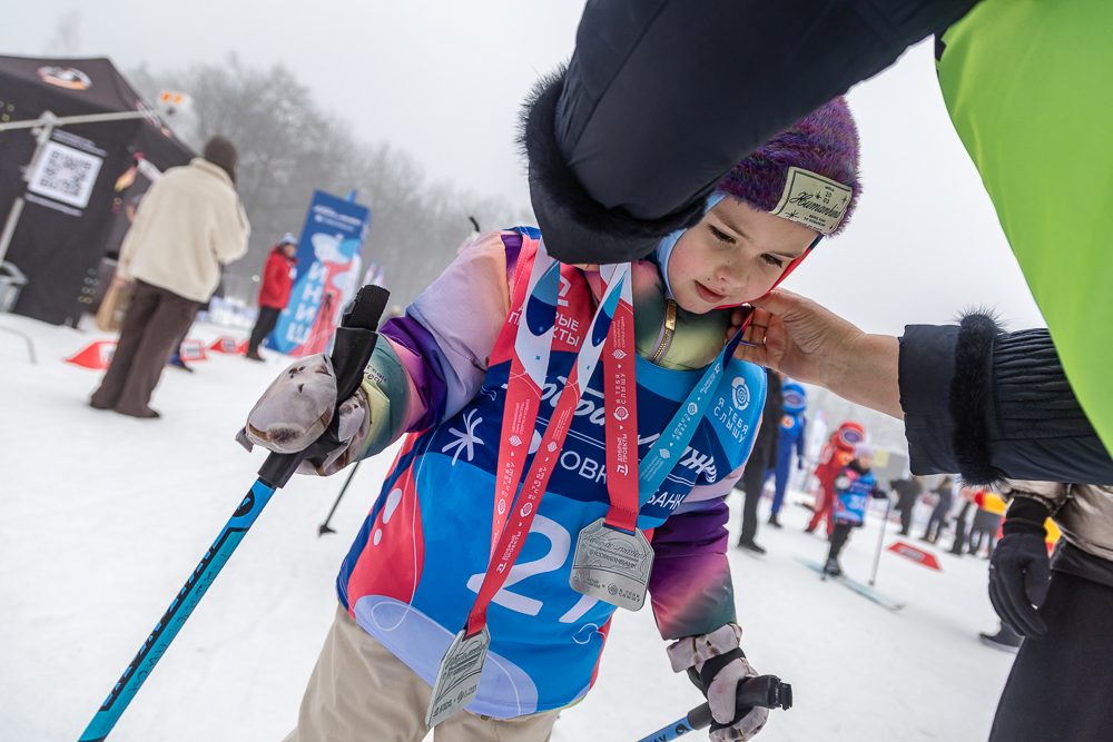 Благотворительная гонка «Добрая лыжня» в Одинцово
