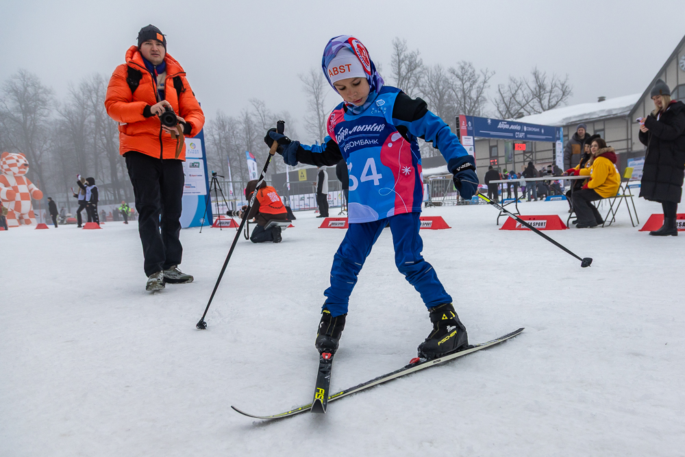 Благотворительная гонка «Добрая лыжня» в Одинцово