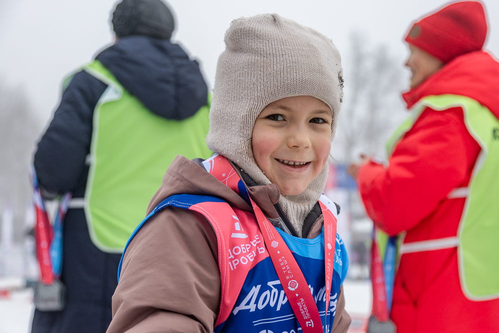 Благотворительная гонка «Добрая лыжня» в Одинцово