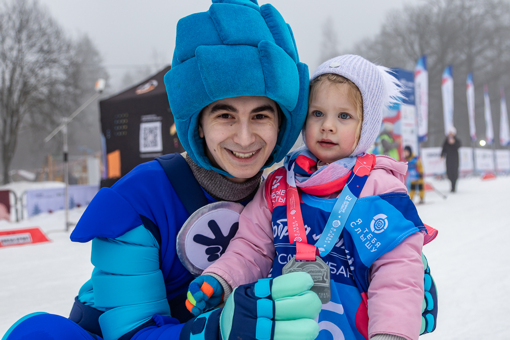 Благотворительная гонка «Добрая лыжня» в Одинцово