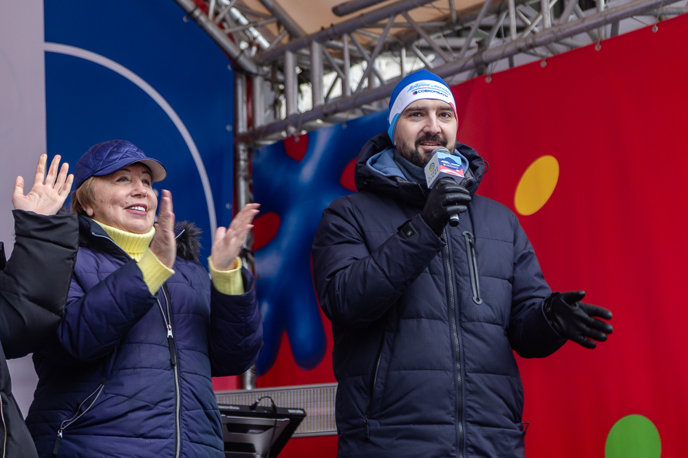 Благотворительная гонка «Добрая лыжня» в Одинцово