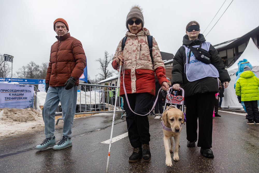 Благотворительная гонка «Добрая лыжня» в Одинцово