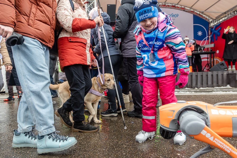 Благотворительная гонка «Добрая лыжня» в Одинцово
