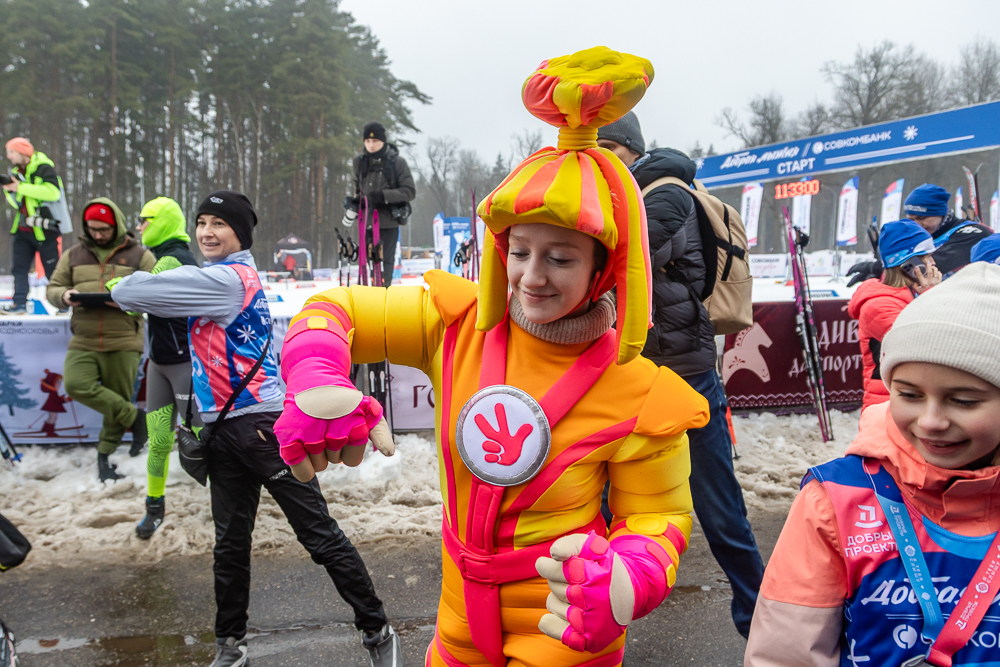 Благотворительная гонка «Добрая лыжня» в Одинцово