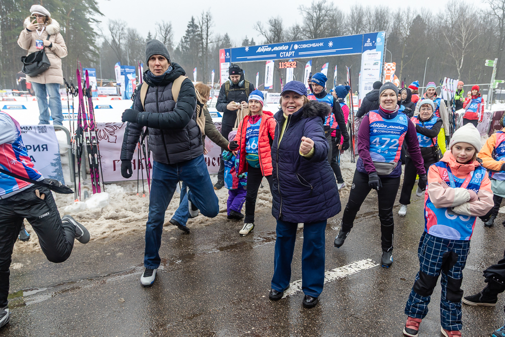 Благотворительная гонка «Добрая лыжня» в Одинцово
