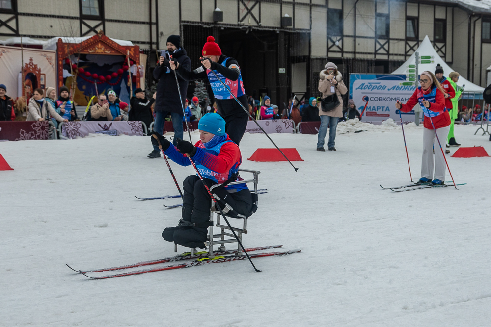 Благотворительная гонка «Добрая лыжня» в Одинцово