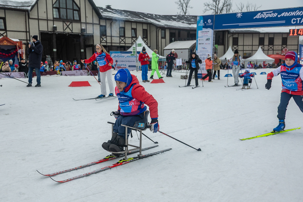 Благотворительная гонка «Добрая лыжня» в Одинцово