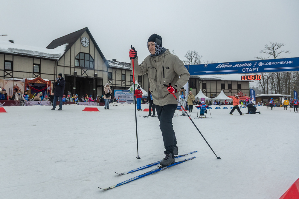 Благотворительная гонка «Добрая лыжня» в Одинцово