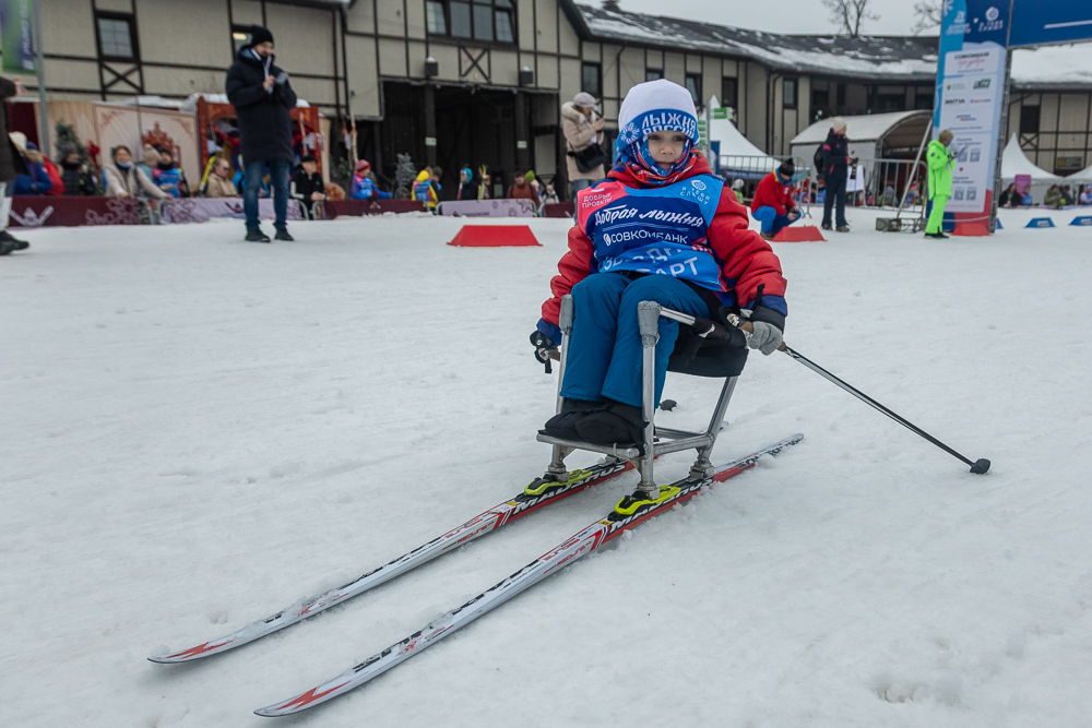 Благотворительная гонка «Добрая лыжня» в Одинцово