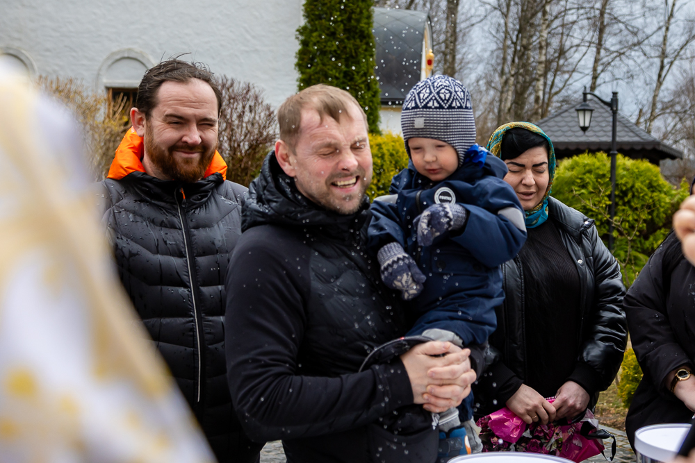 Великая суббота в храме Успения Пресвятой Богородицы в селе Успенское