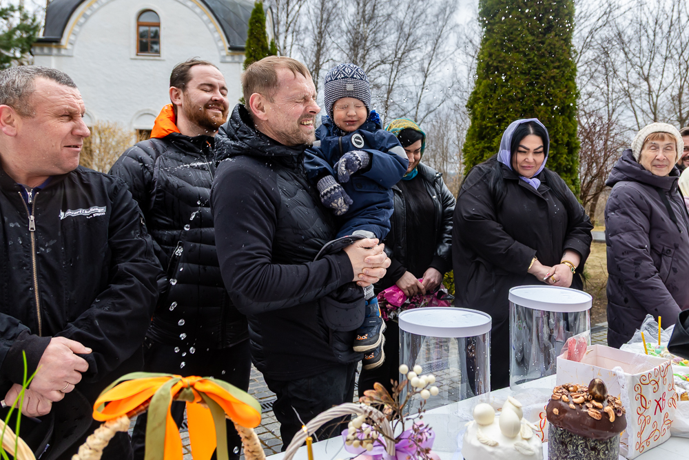 Великая суббота в храме Успения Пресвятой Богородицы в селе Успенское