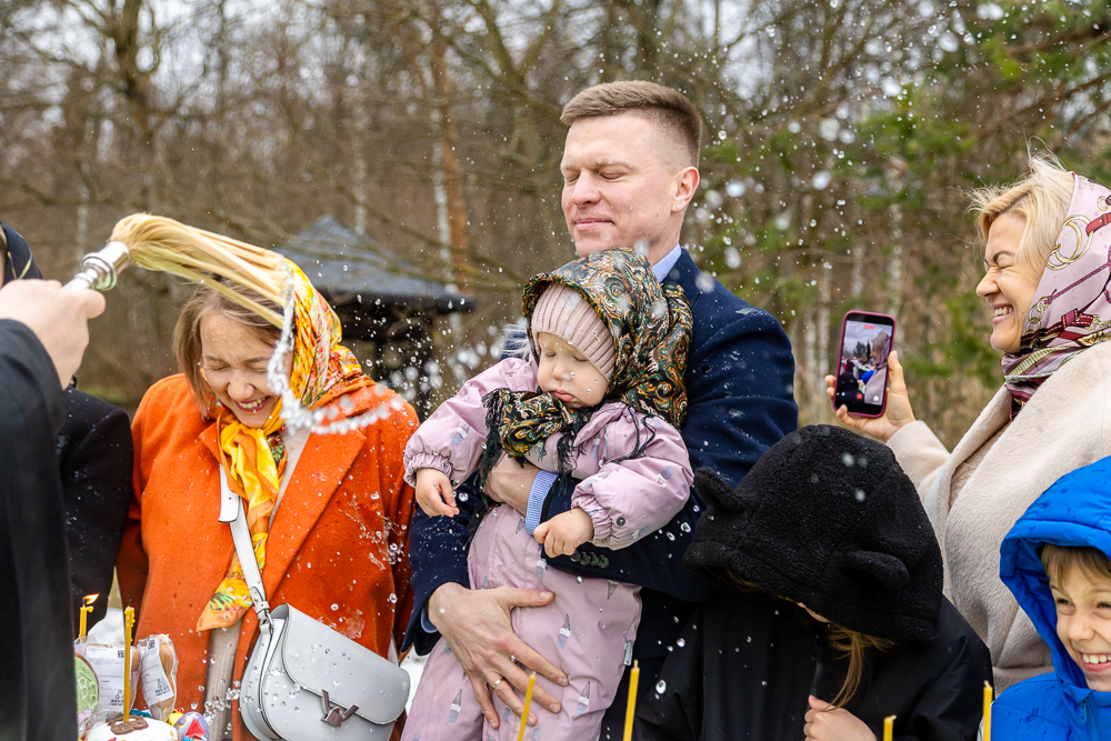 Великая суббота в храме Успения Пресвятой Богородицы в селе Успенское
