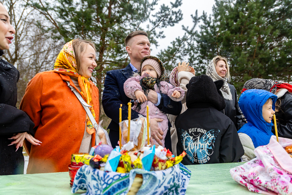Великая суббота в храме Успения Пресвятой Богородицы в селе Успенское
