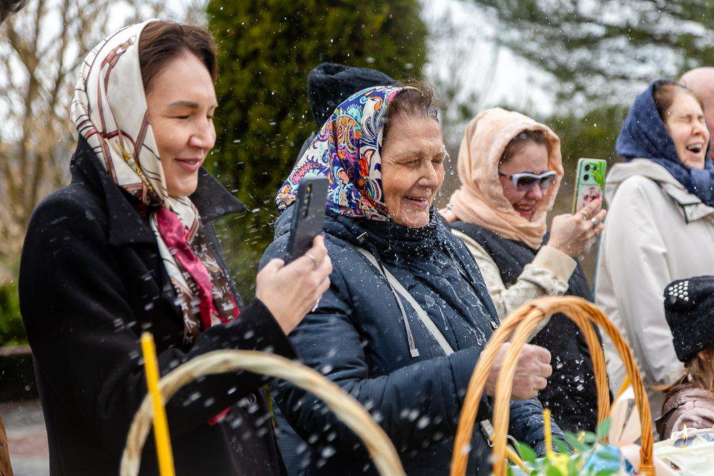 Великая суббота в храме Успения Пресвятой Богородицы в селе Успенское