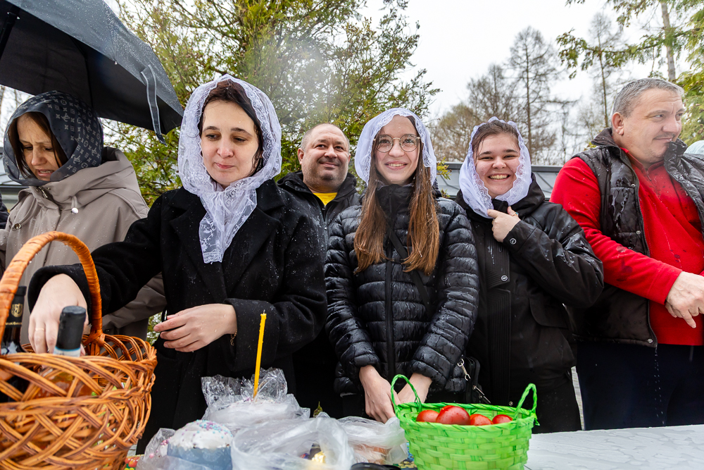 Великая суббота в храме Успения Пресвятой Богородицы в селе Успенское
